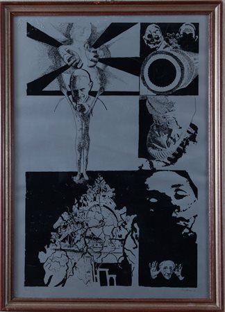 PIERO MANAI (Bologna 1951 - 1988) "Senza titolo", 1969. Incisione su foglio...