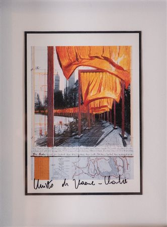 CHRISTO (Gabrovo 1935 - New York 2020) e JEANNE CLAUDE "The Gates". Fotografia...