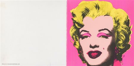 ANDY WARHOL (Pittsburgh 1928 – New York 1987) “Marilyn”, 1981. Biglietto...