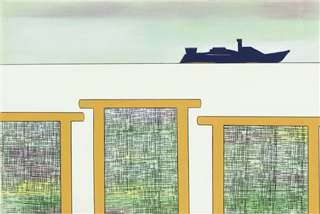 Renato Mambor, Acqua tranquilla, 2012