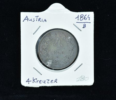 4 KREUZER AUSTRIA 1864