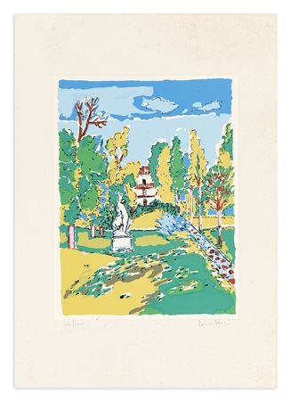 ORFEO TAMBURI (1910-1994) - Monumento con giardino
