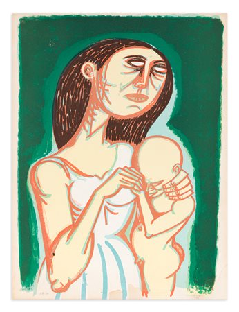 GIUSEPPE MIGNECO (1908-1997) - Senza Titolo, 1972