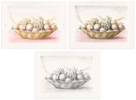 DOMENICO PURIFICATO (1915-1984) - Lotto unico composto da 3 litografie
