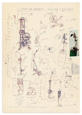 JEAN TINGUELY - Senza Titolo, 1970