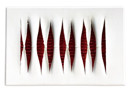 CALOGERO SALEMI (1966) - Squarci di rosso, 2020