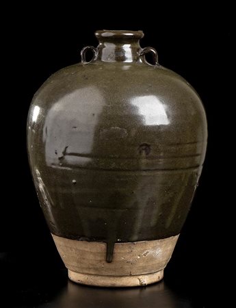 <br>GIARA IN CERAMICA INVETRIATA<br>Cina, stile della dinastia Tang