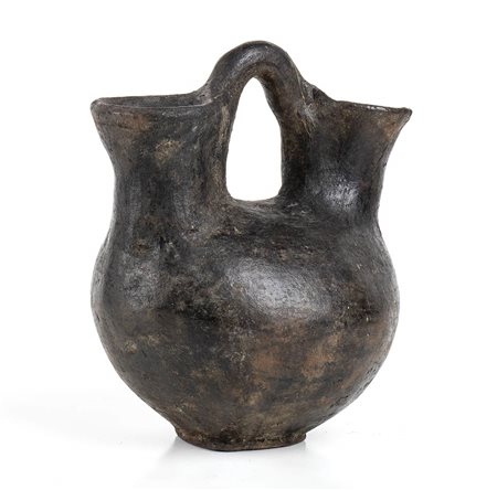 <br>RARO ASKOS IN IMPASTO BRUNO<br>VIII secolo a.C.