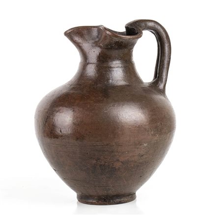 <br>OINOCHOE IN IMPASTO BRUNO<br>VIII secolo a.C.