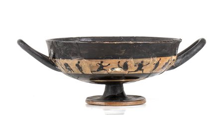 <br>KYLIX ATTICA A FIGURE NERE TIPO BAND CUP<br>VI secolo a.C.