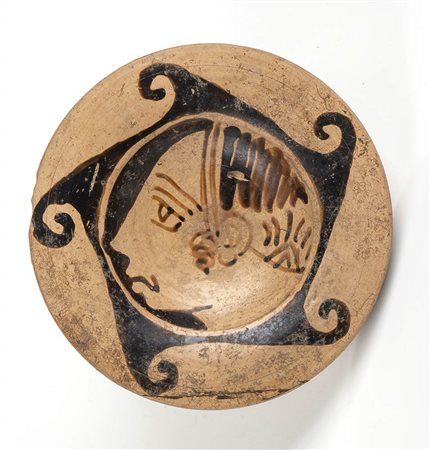 <br>PIATTELLO ETRUSCO DEL TIPO GENUCILIA<br>IV secolo a.C.