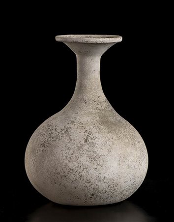 <br>AMPOLLA ROMANA IN VETRO VERDE<br>II secolo d.C.