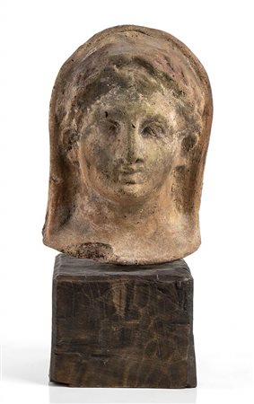 <br>RITRATTO VOTIVO IN TERRACOTTA<br>IV - III secolo a.C.