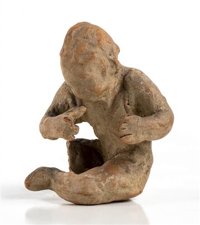<br>STATUETTA ELLENISTICA IN TERRACOTTA<br>III - II secolo a.C.