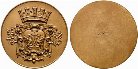 <br>RAPALLO. Medaglia 1962. Stemma comunale. AE (186 g - 80 mm). 