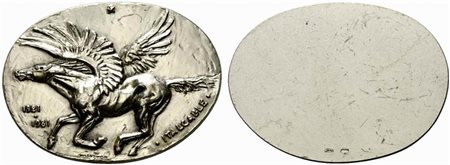 <br>ITALCABLE. Medaglia commemorativa 1921-1981. Ag (54,42 g - 41x57 mm).