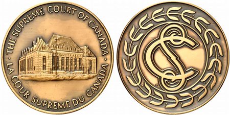 <br>CANADA. Medaglia Corte Suprema AE (190 g - 76,2 mm)