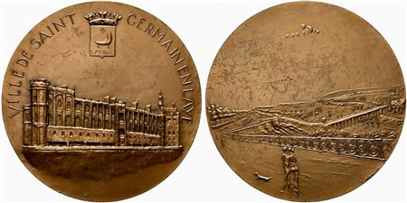 <br>FRANCIA. Medaglia 1979 Ville de Saint Germain en Laye. AE (402 g - 99 mm).