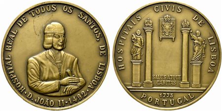 <br>PORTOGALLO. Lisbona. Hospital Real de todos os Santos. AE (157 g - 74 mm).