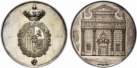 <br>SPAGNA. Medaglia Senado De Espana. Ag (49 g - 49,2 mm). qFDC