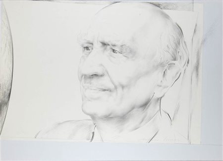 ANTONIO CICCONE (San Giovanni Rotondo, 1939)<br>Ritratto di Amintore Fanfani