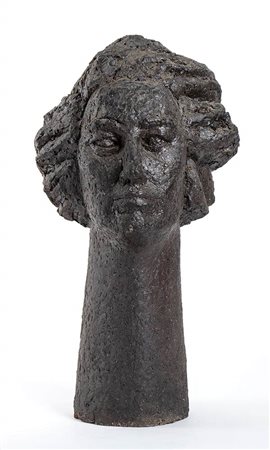 SCULTORE ANONIMO DEL XX SECOLO<br>Volto di donna