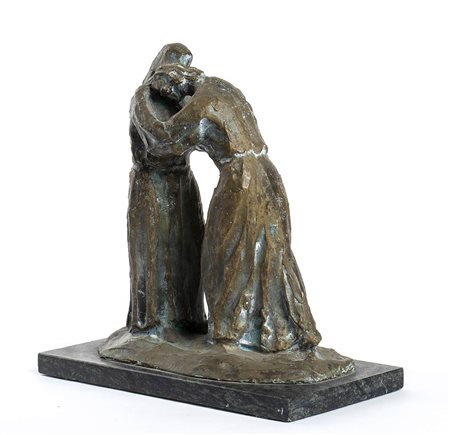 TOLOMEO FACCENDI (Grosseto 1905 - 1970)<br>L'abbraccio