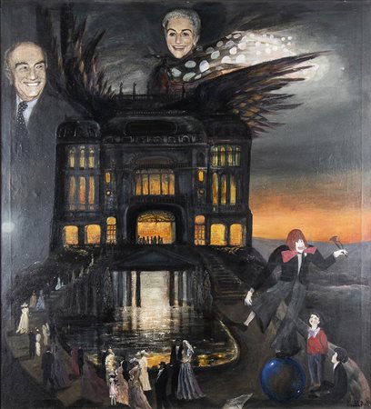 MARIA ANTO (Varsavia, 1936 - 2007)<br>Carnevale a Venezia, 1982