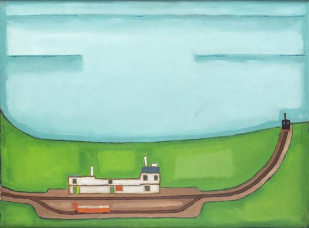 JERZY NOWOSIELSKI (Cracovia, 1923 - 2011)<br>Ferrovia a scartamento ridotto, 1966