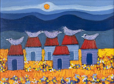 CÁNDIDO BIDÓ (Bonao, 1936 - Santo Domingo, 2011)<br>Paesaggio, 1982