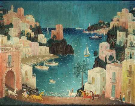 ISTVÁN PEKÁRY (Hungarian, 1905-1981)<br>Paesaggio, 1967