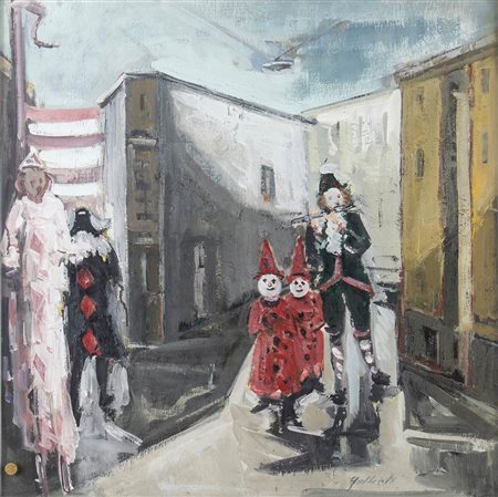GIACINTO GALBIATI (Monza, 1908 - 1992)<br>Carnevale, 1966
