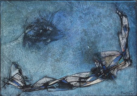 SALVATORE PROVINO  (Bagheria, 4 giugno 1943)<br>Astratto, 1991