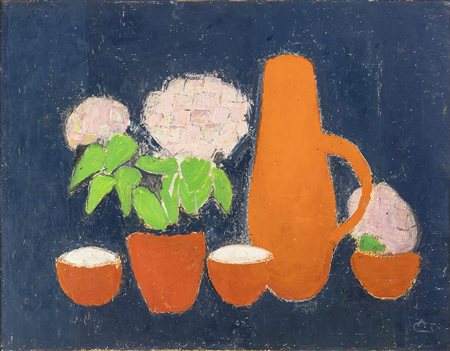 ALEXANDRU CIUCURENCU (Tulcea, 1903 - Bucarest, 1977)<br>Natura morta, 1968