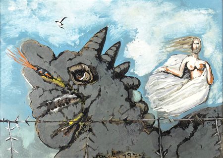 SERGIO VACCHI (Castenaso, 1925 - Siena, 2016) <br>Il Mostro dell'addio, 1977