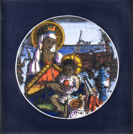 GENNARO PICINNI (Bari, 1933)<br>Vergine con Bambino, 1979