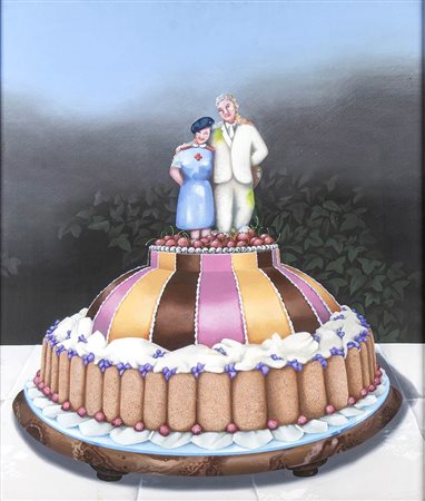 GRAZIELLA MARCHI (Italia, 1932)<br>Il Pittore e la Crocerossina, 1986