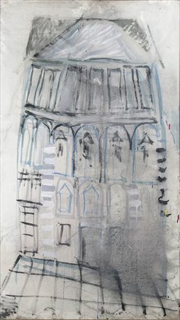 SILVIO LOFFREDO (Parigi, 1920 - Trebiano, 2013)<br>Battistero, 1966