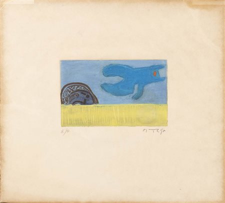 JOSÉ GARCÍA ORTEGA (Arroba de los Montes, 1921 - Parigi, 1990) <br>Senza titolo