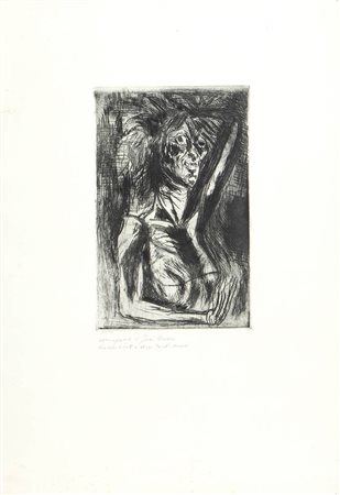 JOSÉ CLEMENTE OROZCO (Ciudad Guzmán, 1883 - Città del Messico, 1949)<br>La Loca