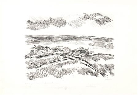 ARNOLDO CIARROCCHI (Civitanova Marche, 1916 - 2004)<br>Paesaggio