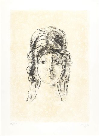 GIUSEPPE MAZZULLO (Graniti, 1913 - Taormina, 1988) <br>Minerva, 1971
