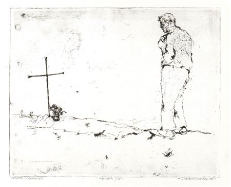 WALTER PIACESI (Ascoli Piceno, 1929)<br>Ci basta un po' di terra, 1962