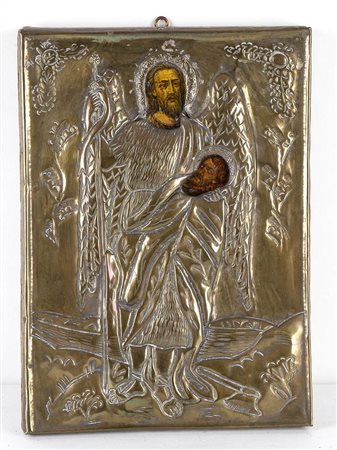 <br>Icona raffigurante San Giovanni Battista - XX secolo