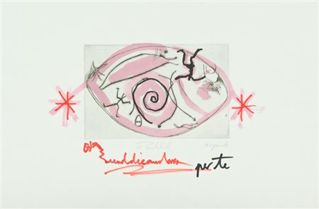 Penk A. R.- Breidenbruch Frank Senza titolo Acquaforte ritoccata a mano di...