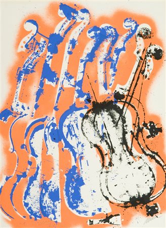 Arman Parade Serigrafia su carta, cm. 75x56, es. 28/30 L'Opera è stata tirata...