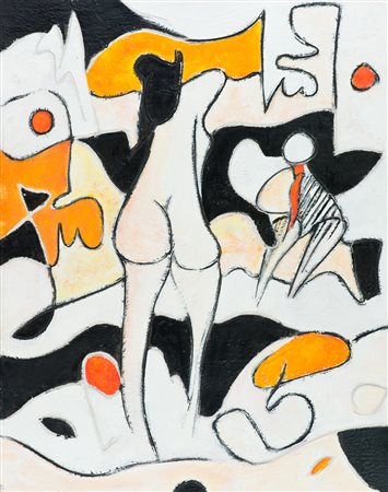 Silvano Spessot Senza titolo, 2003 Tecnica mista su tela, cm. 115x90 Sul...