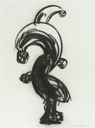 Michelangelo Pistoletto Senza titolo, 1984 Carboncino su carta, cm. 76x56...