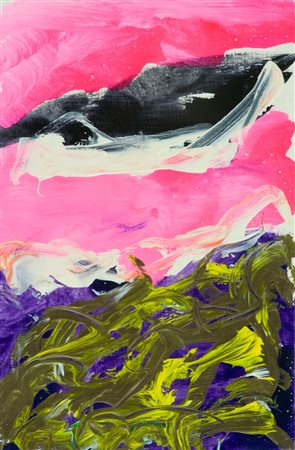 Mario Schifano Senza titolo, 1991 Smalto e acrilico su tela, cm. 30x20 Sul...