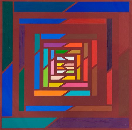 Piero Dorazio Kuga, 1996 Olio su tela, cm. 50x50 Sul verso: firma, data e...